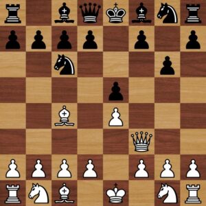 1. e4 e5 2. Bc4 Nc6 3. Qh5 g6 4. Qf3