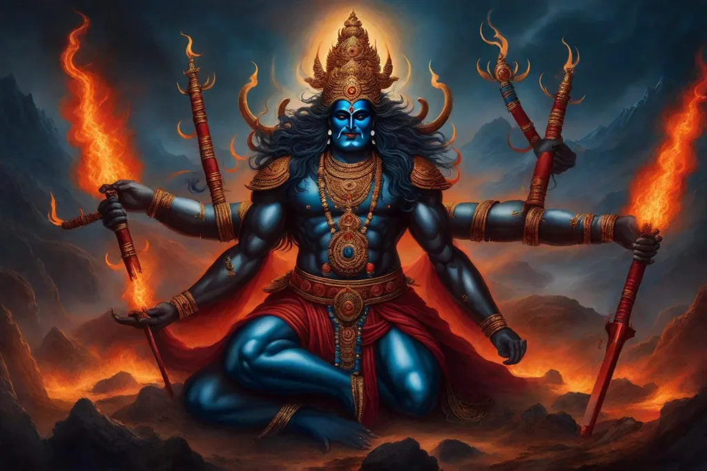 Kaal Bhairav ultra realistic image